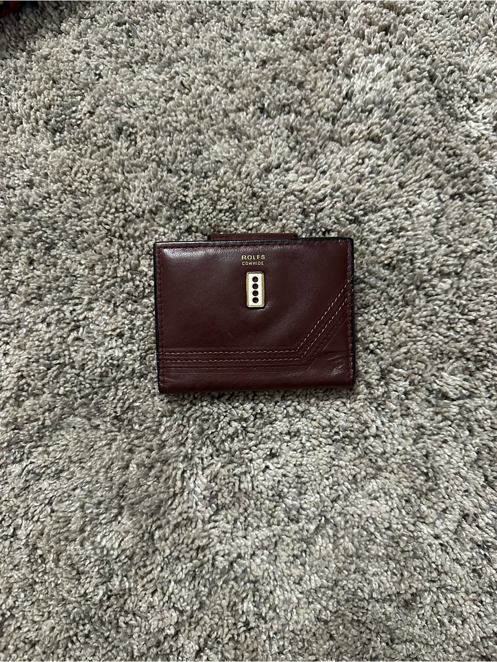Vintage Rolfs Cowhide wallet